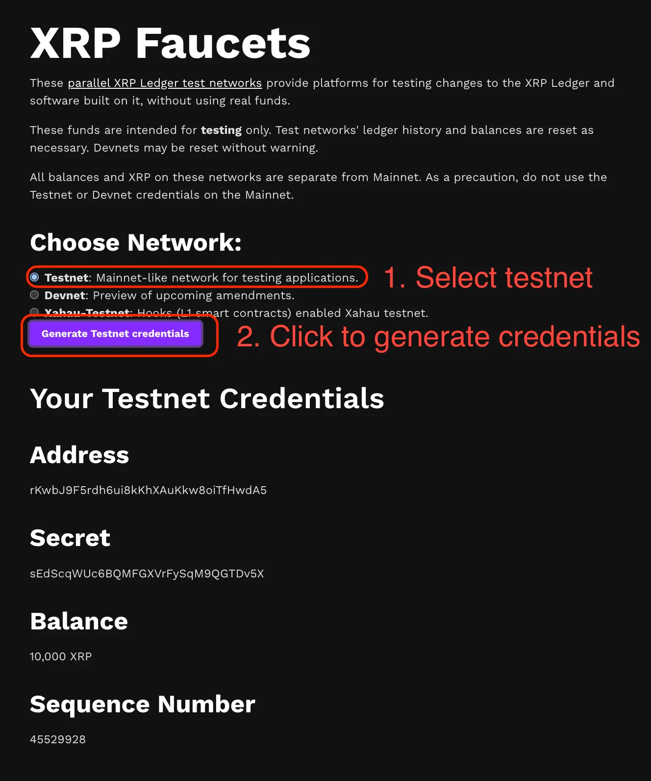 Faucet Screenshot