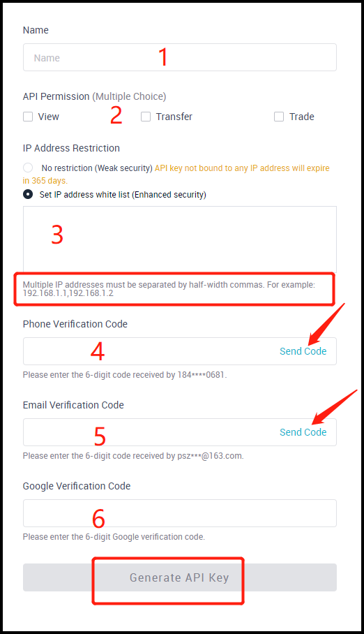 Create API name