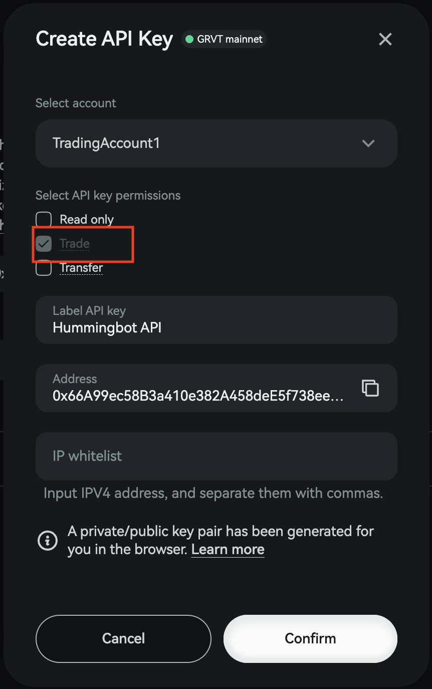 Enable Trade Permission